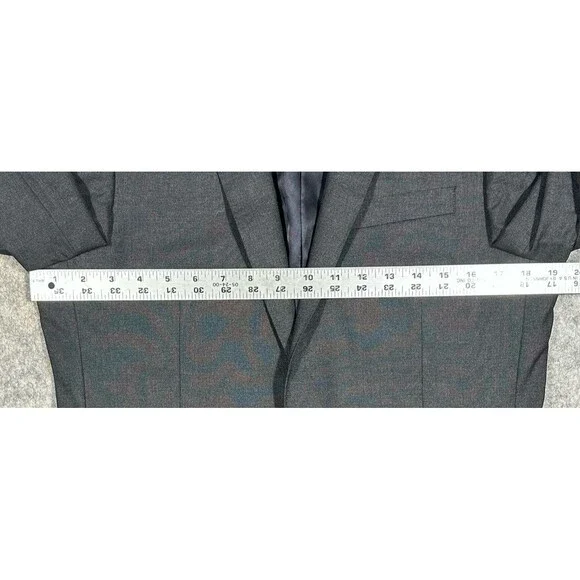 J. Crew Ludlow Blazer Men’s 38S Gray Loro Piana 100% Wool Two Button Coat READ